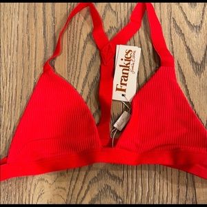 Frankie’s bikinis “Dani” top red
